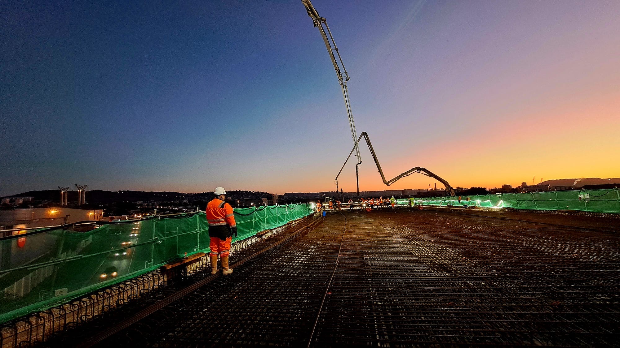 PREGA Normandie réalise les prédalles des viaducs Pasteur à Rouen