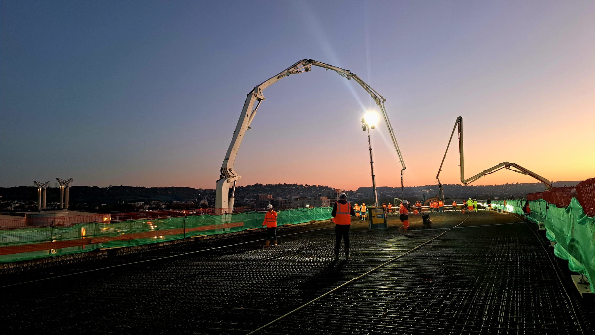 PREGA Normandie réalise les prédalles des viaducs Pasteur à Rouen